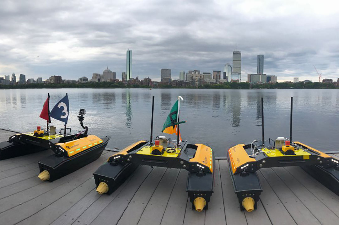 unmanned vehicles on the dock