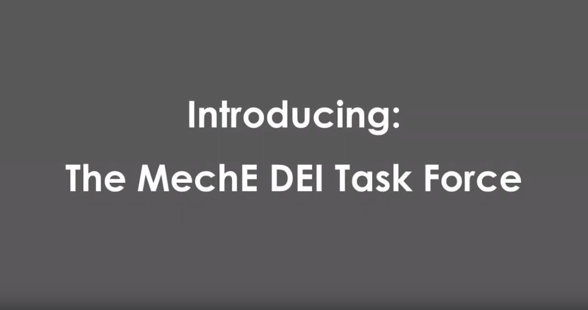 Introduction to the MechE DEI
