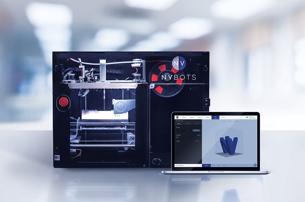  fully automated commercial 3-D printer 