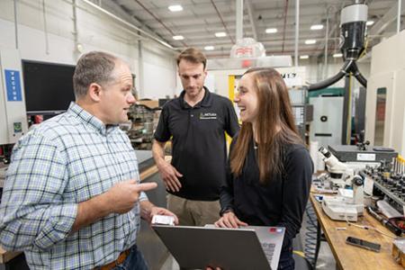 From triathlons to aerospace, Caitlin Braun MBA ’21, SM ’21 pursues passions for leadership and manufacturing