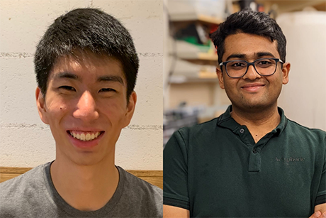 MechE PhD students Aditya Ghodgaonkar and James Zhang awarded 2022 J-WAFS fellowships for water and food solutions