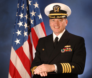 Captain Mark Thomas in uniform.