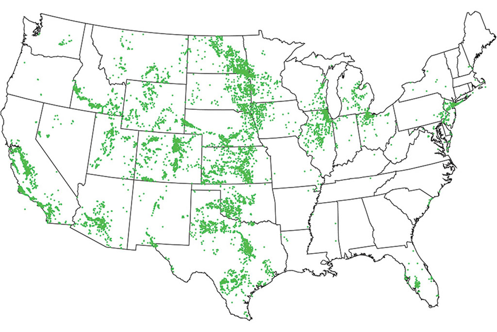 map of brackish water in the US