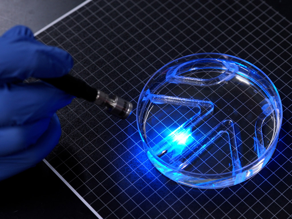 Powered by muscle cells, a paper-thin robot swims through watery maze
