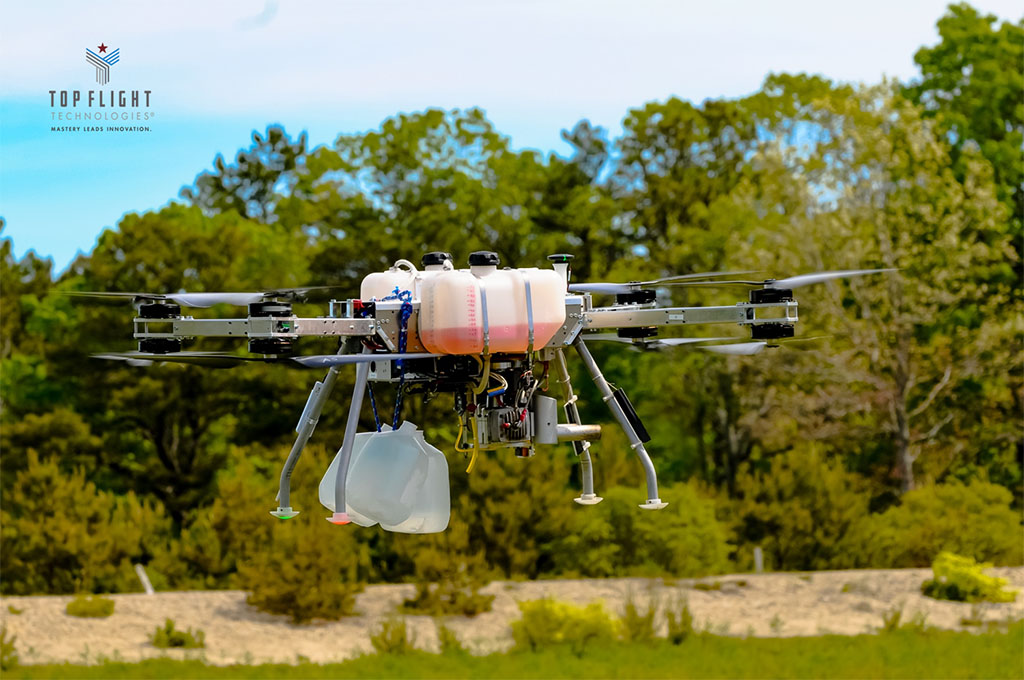 hybrid gas-to-electric drone