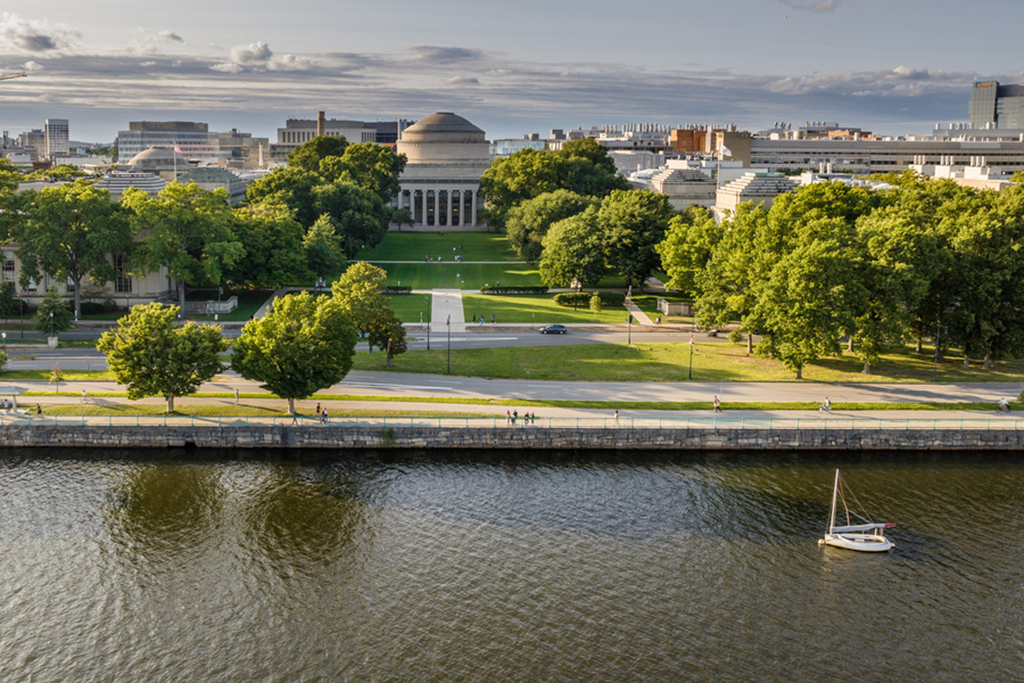 An aerial view of MIT Credit: Emily Dahl An aerial view of MIT