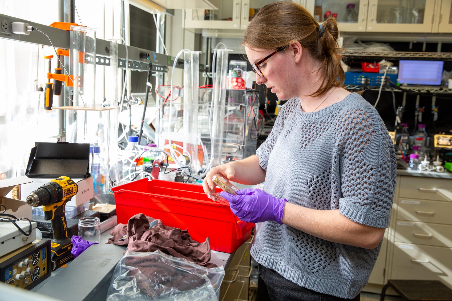 Undergrads get hands-on lab experience in core MechE classes and through the Undergraduate Research Opportunities Program (UROP).