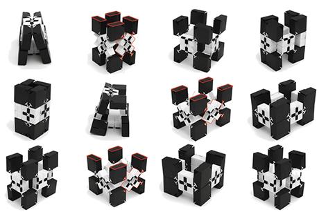 MIT engineers create a system for building shape-changing smart devices 